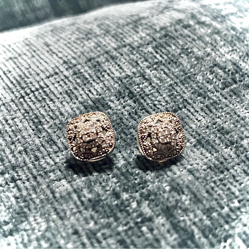 Steven Singer Lab-grown Diamond White Gold Earrings